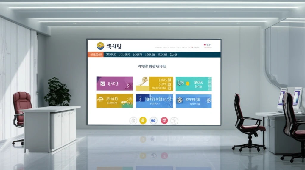 공식 웹사이트 정보 확인 이미지