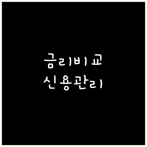 대환대출 전략 금리 비교부터 신용등급 관리까지