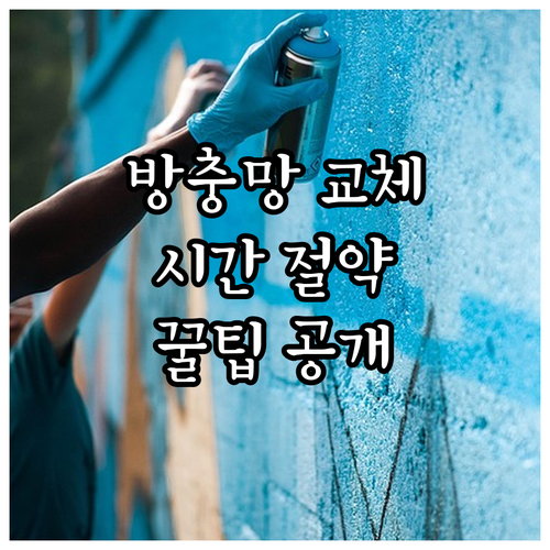 방충망 교체 시간 궁금증 해결: 종류, 과정, 효율적인 준비법