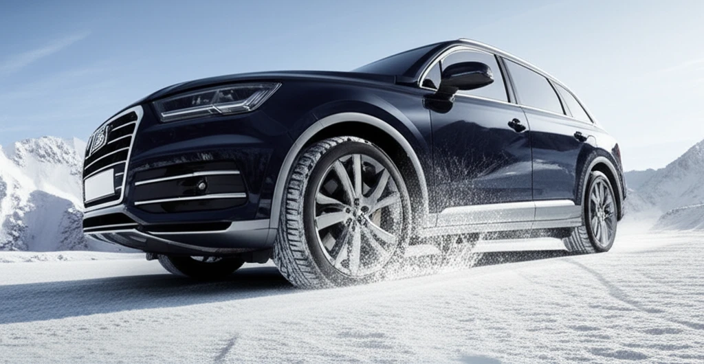 볼보 XC60 윈터 타이어 패턴 이미지