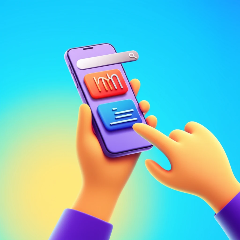 모바일 뷰어 이용 화면