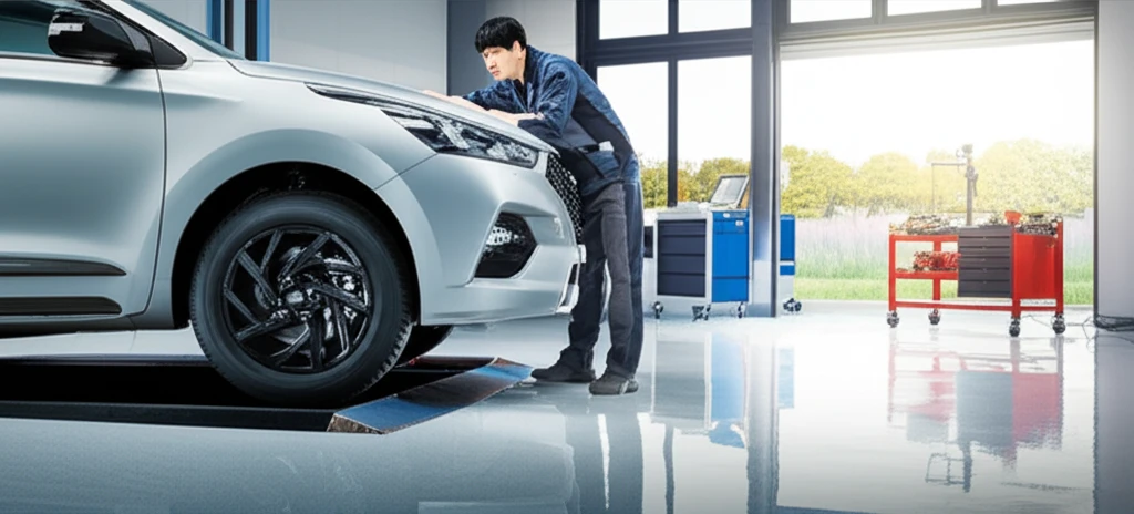 현대자동차 블루핸즈 안계점 외부 전경