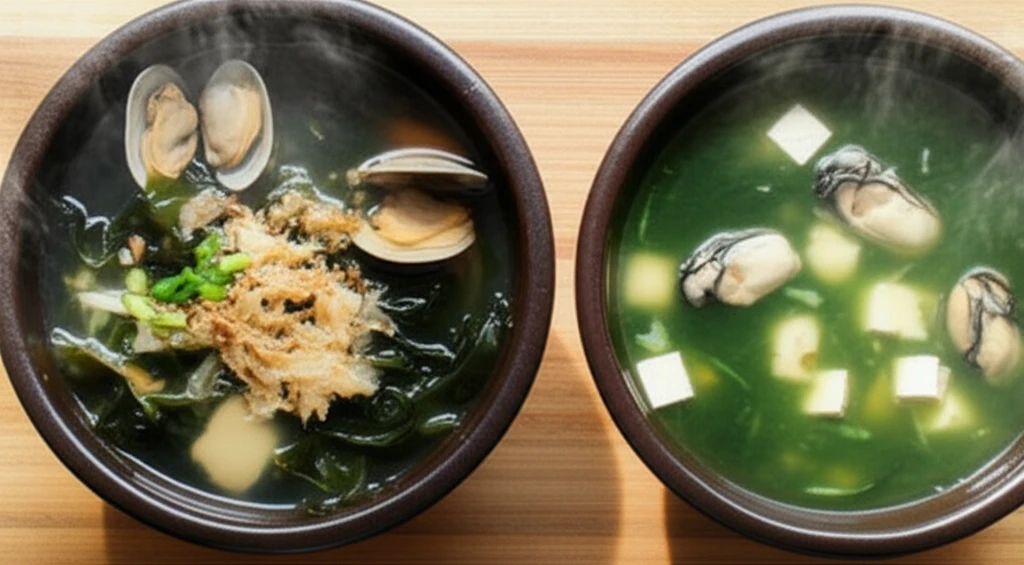 해조류 국 이미지