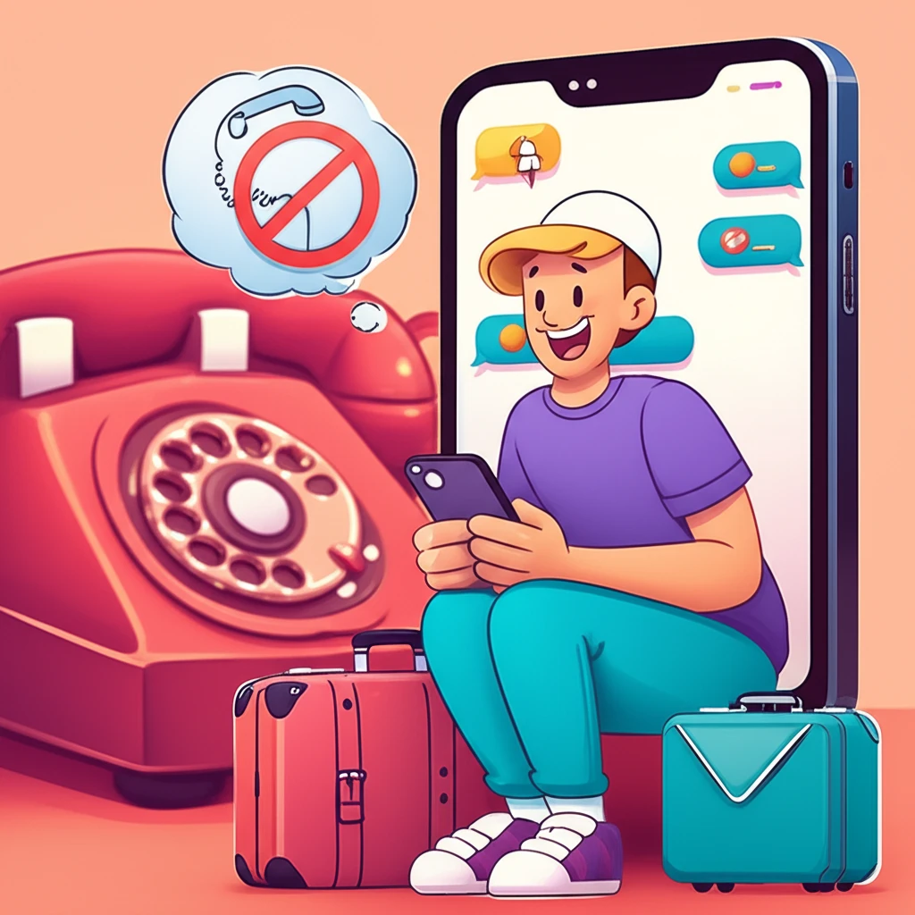 부킹닷컴 채팅 상담 화면 예시