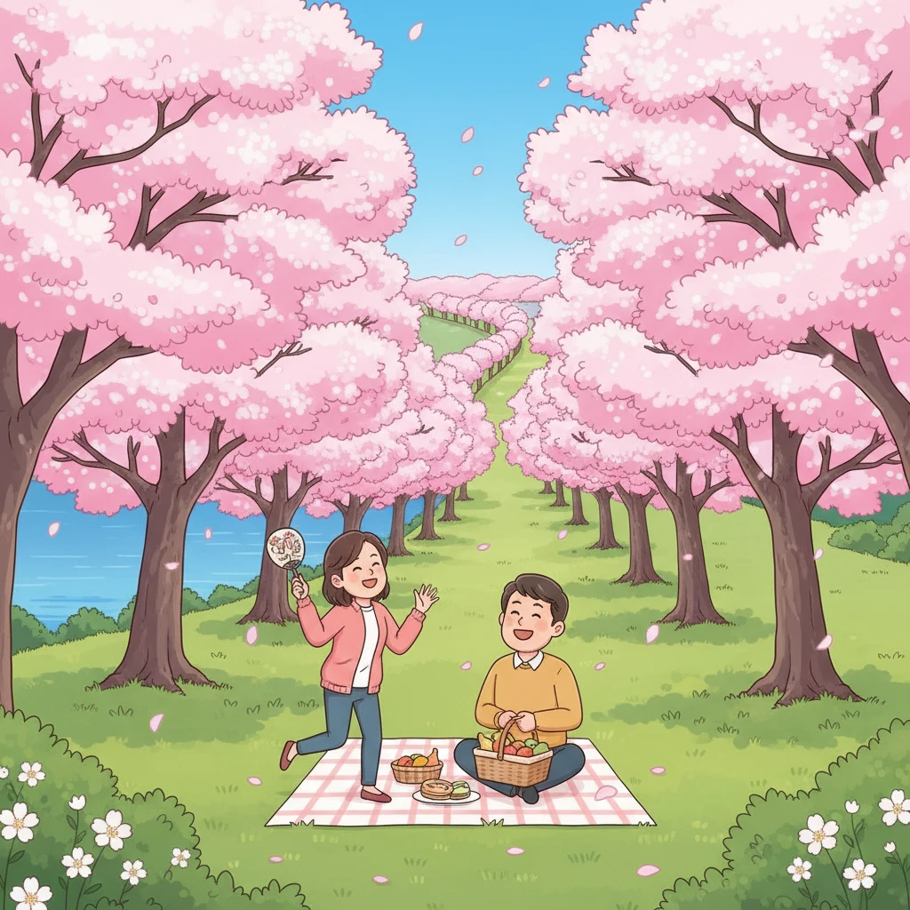 대덕구 벚꽃 명소 전경