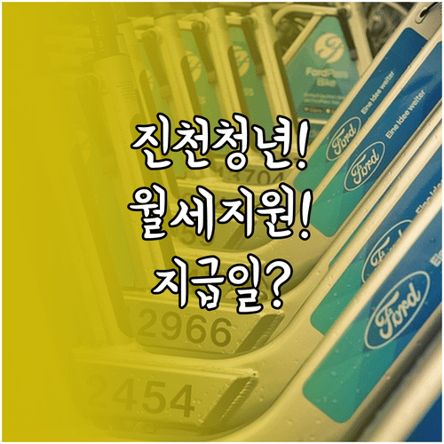 2026 진천군 청년월세 지원금 지급일과 신청 방법 한눈에